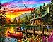 Springbok Puzzle - Cabin Evening Sunset 1000 Piece Jigsaw Puzzle