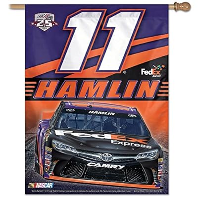 NASCAR Denny Hamlin Vertical Flag, 27 x 37-Inch