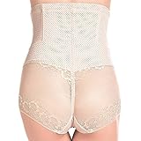 NEWFACE ハイウエストパワーショーツ レディース 薄型 レース 骨盤矯正 ヒップアップ お腹 引き締め ハイウェスト 産後 ガードル XXL ベージュ