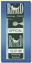 Retired Parking Permit Retirement Gag Gift