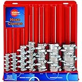 Koehler Enterprises KEDIS70 Stainless Steel Hose Clamp Mountable Rack, 70 Piece