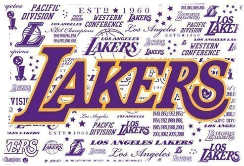 Generic Custom Pillowcase 2030 Pillow Case Soft Bedding Decoration Los Angeles Laker Logo Letter Print