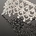 Follsy Charming Rhinestone Heart Flower Design Tiara Crown Headband Comb Pin Wedding Bridal Party Birthday Tiaras