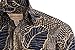 Royal Leaf Tropical Hawaiian Batik Short Sleeve Cotton Shirt By Johari West