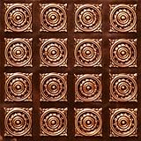 Very Cheap Decorative Plastic Ceiling Tiles #128 Antique Copper Ul Rated Can Be Glue on Any Flat Surfase.glue On,staple On,nail On,tape On!
