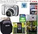Canon Powershot SX110 IS 9MP Digital Camera Silver & Transcend 4GB SDHC Secure Digital Memory Card, Gorillapod Mini Tripod, Icon Digital Camera Case, 4-AA Battery & Charger, and Digital LCD Screen Protectors