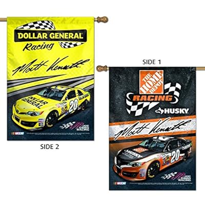 Matt Kenseth Official NASCAR 28 inch x 40 inch Two Sided Banner Flag by Wincraft