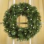 36" Cordless LED Pre-Lit Christmas Wreath