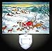 White Christmas Decorative Night Light