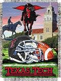 Texas Tech Red Raiders Woven Tapestry NCAA Throw (Home Field Advantage) by Northwest (48x60)