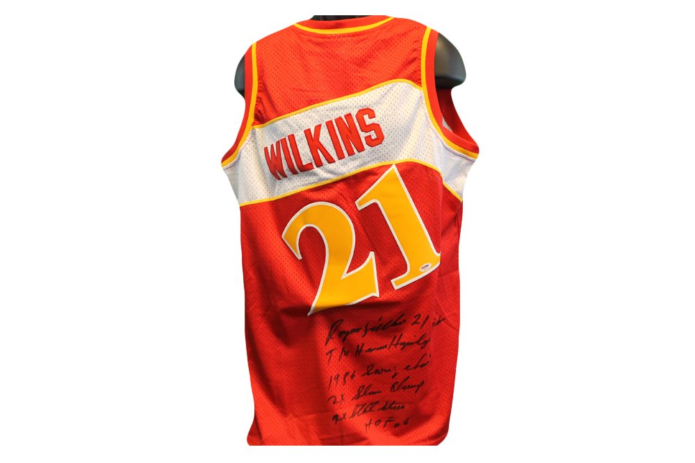 Dominique Wilkins Autographed Atlanta Hawks Jersey PSA/DNA COA at ... Dominique Wilkins Autographed Atlanta Hawks Jersey PSA/DNA COA at ...