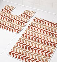 Striped Bath & Pedestal Mats
