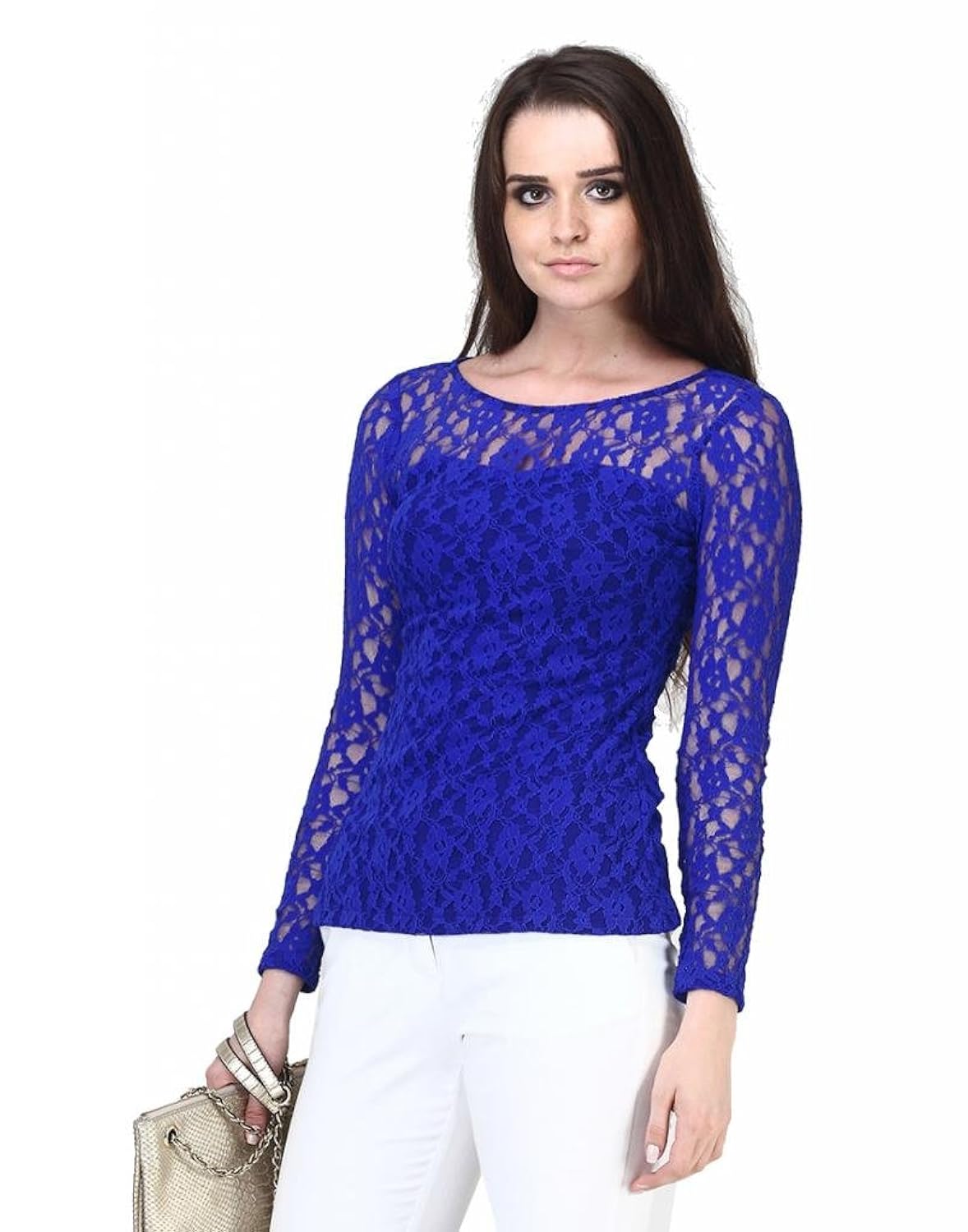 FabAlley Women's Lace Crush Top - Cobalt
FabAlley Women's Lace Crush Top - Cobalt