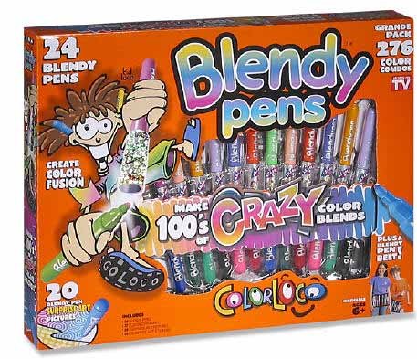 Childrens Toyshop  Toys : Giddy Up Blendy Pens El Grande Kit