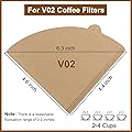 Clinuse Size 02 Unbleached Cone Filters