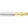 Niagara Cutter C330 Carbide End Mill, General Purpose, TiN Coated, 3 Flutes, Square End