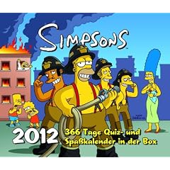 Simpsons Abrei�kalender: Simpsons 366 Tage Quiz- und Spa�kalender in der Box 2012