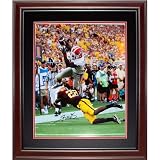 Knowshon Moreno Autographed Georgia Bulldogs (TD Leap) Deluxe Framed 16x20 Photo