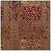 Croscill Galleria Pole-Top Drapery Set, Drape, Red