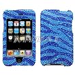 APPLE: iPod Touch (2nd Gen), iPod Touch (3rd Gen) Zebra Skin (B Blue/Dr Blue) Diamante Protector Cover APPLE: iPod Touch (2nd Gen), iPod Touch (3rd Gen) Zebra Skin (B Blue/Dr Blue) Diamante Protector Cover