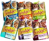 Friskies Cat Food Favorites, 6-Flavor Variety Pack, 3-Ounce Pouches (Pack of 24)