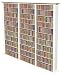The COLOSSUS CD/DVD/VHS Floor Rack in White Finish