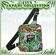 ENDANGERED ANIMALS Sidepack Tote Cross Body Daypack Bag - GIFT IDEAS for HIM or HER Ladies Women Girls Travelers fits Camcorder, Camera, Binoculars, Travel, Cotton with WATERPROOF LINING UNDERSIDE