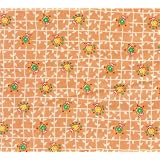 Fitted Bassinet Sheet - Orange Flower Garden -... by sheetworld