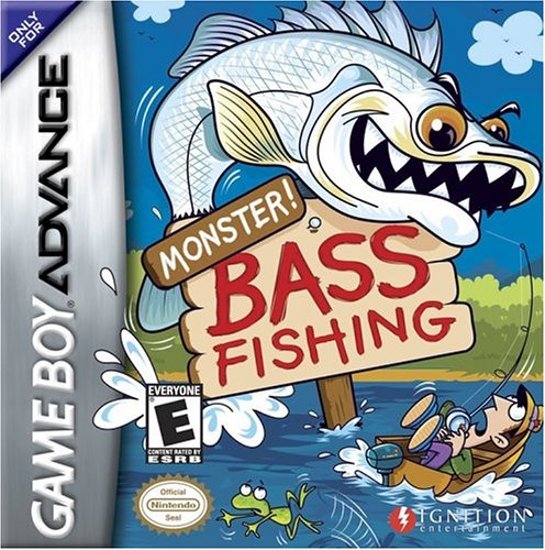 Childrens Toyshop  Video Games : GA MONSER BASS FISHING