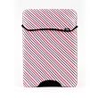 Reversible Macbook 13" and Macbook Air Sleeve by Contour Design - reversibleStripe to pink/black