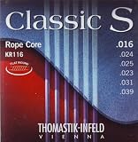 Thomastik-Infeld Classical Guitar Nylon/Silverplated Copper Flat Wound Light Rope Core, .016 - .039