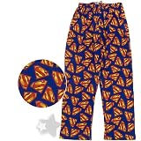 Superman Red and Blue Logo Pajama Pants for Men