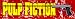 Pulp fiction - Gun Logo - Rectangle Sticker / Decal