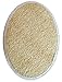 6 Pack Natural Loofah/Terry Bath Body Exfoliating Scrubber Sponge, Large 5