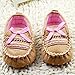 Weixinbuy Toddler Girl's Cotton Slip On Brown Cute Loafer Baby Shoe