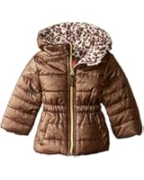 Pink Platinum Baby Girls' Metallic Fabric Puffer