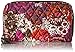 Vera Bradley Women's Cotton Accordion Wallet, Rosewood, One Size