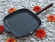 Grillpfanne Gusseisen Pfanne eckig 28x28 cm Carl Victor