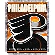Philadelphia Flyers NHL Triple Woven Jacquard Throw (019 Series) (48x60")"