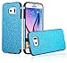 MEKO Galaxy S6 Case, Glitter Bling- Built in Sparkles- Flexible Rubber Case [Scratch Resistant] for Samsung Galaxy S6 - (Blue)