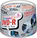 TDK DVD-Rデータ用 1-8倍速対応シルバープリンタブル50枚パック[DVD-R47PSX50PK]