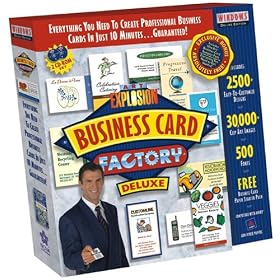 Art Explosion Business Card Factory Deluxe