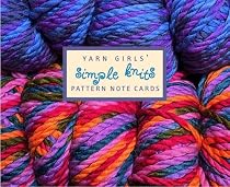 Yarn Girls' Simple Knits Pattern Note Cards (Potter Style)