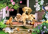 Jumbo Puzzle - Gathering on the Veranda (500 pieces)