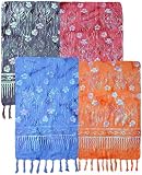 Flower & Stems Batik Sarong