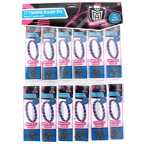 Monster High 12 Friendship Bracelet Kits
