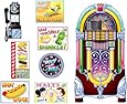 Soda Shop Signs & Jukebox Props Party Accessory (1 count) (8/Pkg)