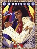 Elvis Presley Viva Las Vegas Gold Lame Afghan Throw Blanket