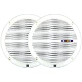 Dual Dmp660 6.5-Inch White Marine Dual Cone Speakers