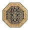 Sarouk Rug - Black/ Beige (6' Octagon)